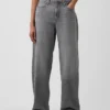 High Rise Ultrasoft Barrel-Jeans