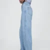 High Rise Ultrasoft Barrel-Jeans
