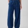 High Rise Ultrasoft Easy Barrel-Jeans