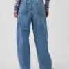 High Rise Ultrasoft Easy Barrel-Jeans