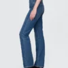 High Rise Western '90s Slim Straight-Jeans