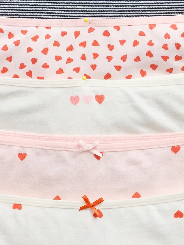 Hipster-slipjes van biologisch stretchkatoen voor kinderen (5-pack)