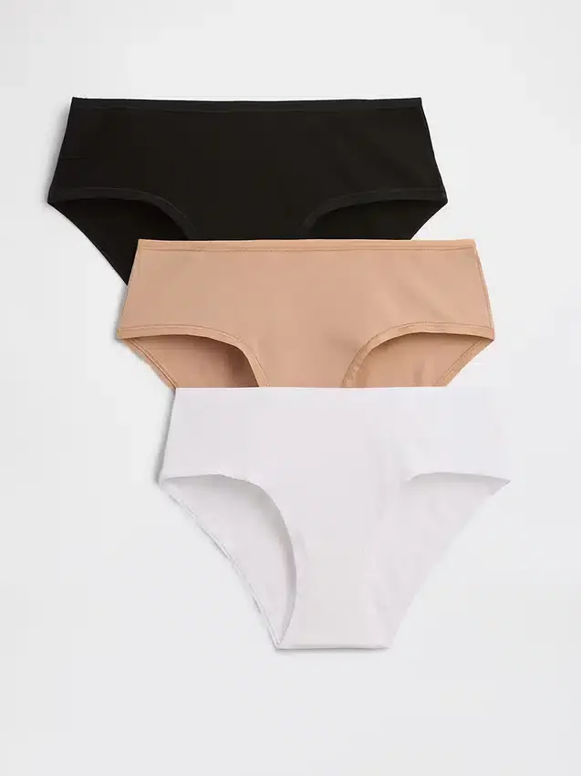Hipster van biologisch stretchkatoen (3-pack)