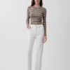 Hoge taille '90s slim straight cropped Jeans