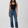 Hoge taille '90s slim straight cropped Jeans