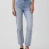 Hoge taille '90s slim straight cropped Jeans