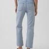 Hoge taille '90s slim straight cropped Jeans