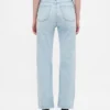 Hoge taille '90s slim straight cropped Jeans