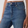 Hoge taille '90s slim straight cropped Jeans