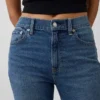 Hoge taille '90s slim straight cropped Jeans