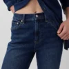Hoge taille '90s slim straight cropped Jeans