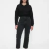 Hoge taille '90s slim straight cropped Jeans