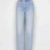 Hoge taille '90s slim straight cropped Jeans