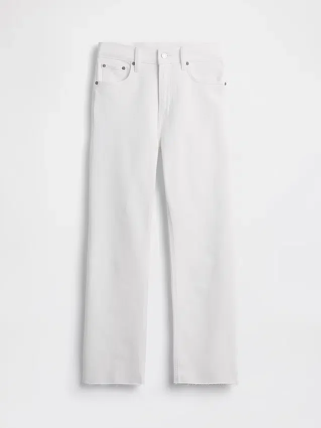 Hoge taille '90s slim straight cropped Jeans