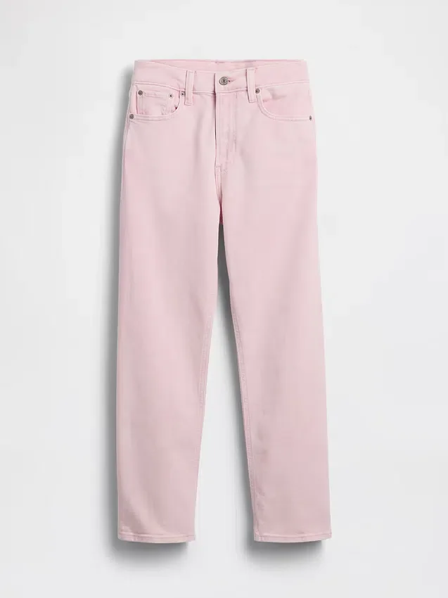 Hoge taille '90s slim straight cropped Jeans