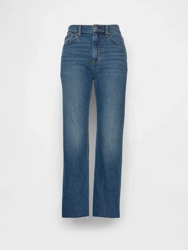 Hoge taille '90s slim straight cropped Jeans