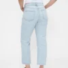 Hoge taille '90s slim straight cropped Jeans