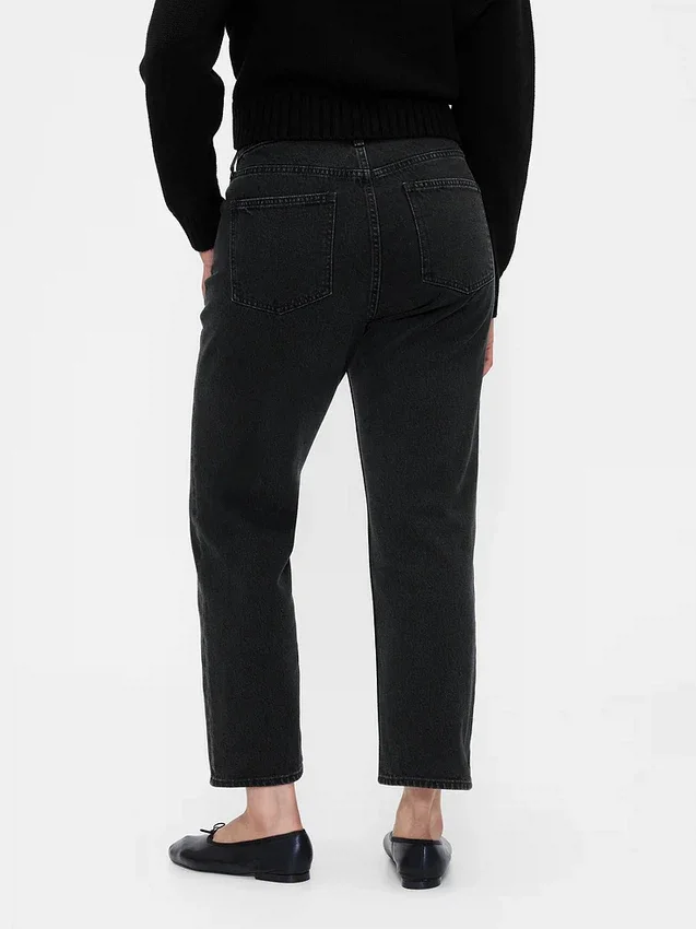 Hoge taille '90s slim straight cropped Jeans