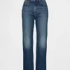 Hoge taille '90s slim straight cropped Jeans