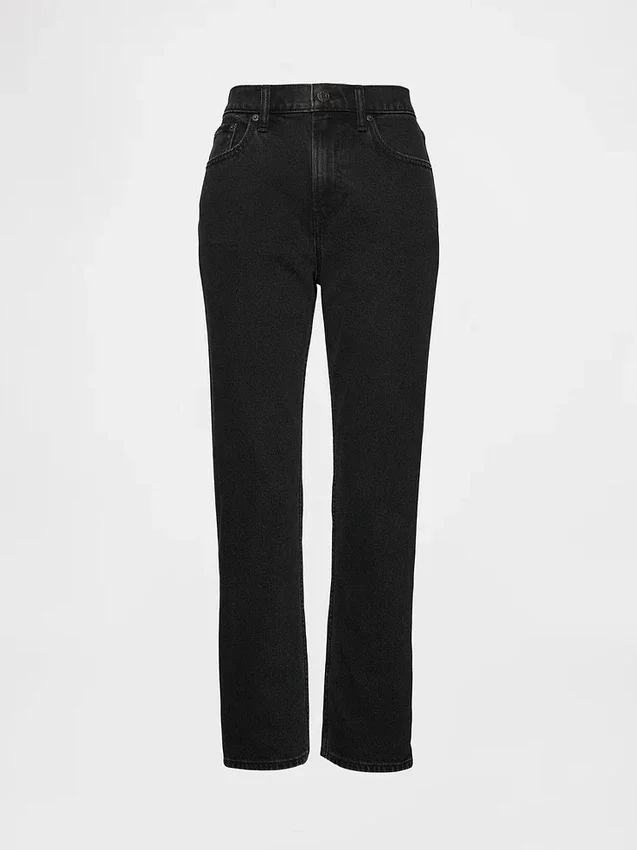 Hoge taille '90s slim straight cropped Jeans
