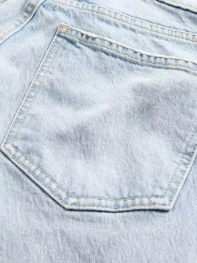 Hoge taille '90s slim straight cropped Jeans
