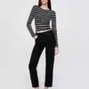 Hoge taille, cheeky rechte Jeans