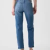Hoge taille, cheeky rechte Jeans