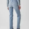 Hoge taille, cheeky rechte Jeans