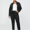 Hoge taille, cheeky rechte Jeans