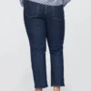 Hoge taille, cheeky rechte Jeans