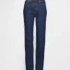 Hoge taille, cheeky rechte Jeans