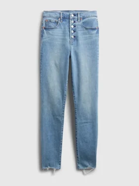 Hoge taille, echte skinny Jeans met geheime, gladmakende zakken