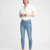 Hoge taille, echte skinny Jeans met geheime, gladmakende zakken