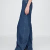 Hoge taille gebreide Horseshoe-Jeans