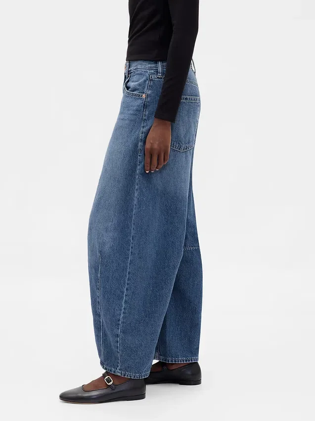 Hoge taille Horseshoe-Jeans