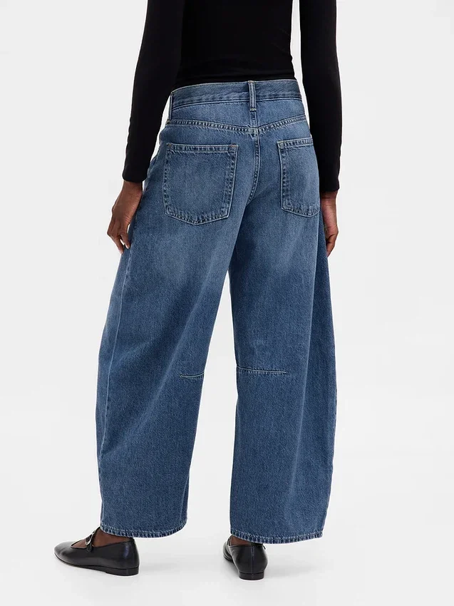 Hoge taille Horseshoe-Jeans