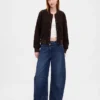 Hoge taille, ultrazachte crossover-Jeans met hoefijzervorm