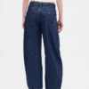 Hoge taille, ultrazachte crossover-Jeans met hoefijzervorm