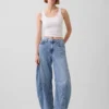 Hoge taille, ultrazachte Horseshoe-Jeans