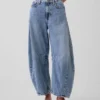 Hoge taille, ultrazachte Horseshoe-Jeans
