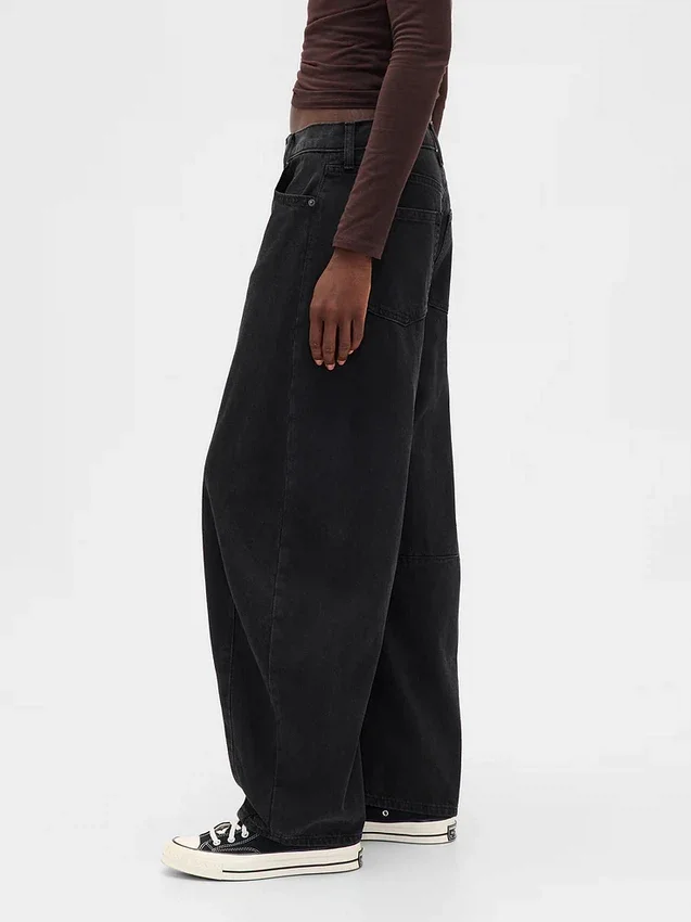 Hoge taille, ultrazachte Horseshoe-Jeans