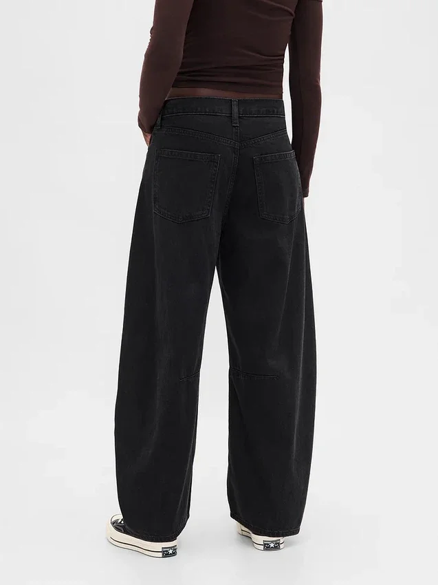 Hoge taille, ultrazachte Horseshoe-Jeans