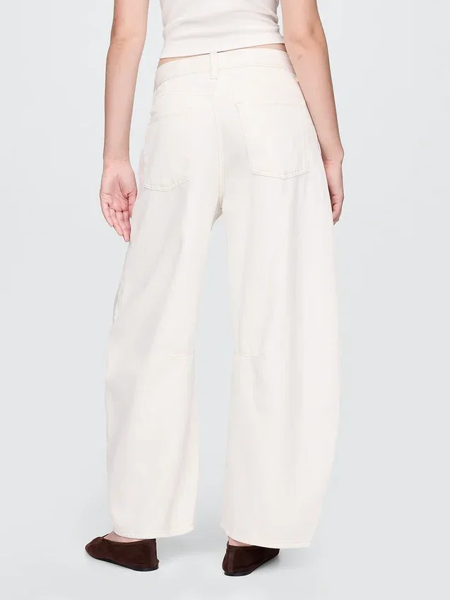 Hoge taille, ultrazachte Horseshoe-Jeans