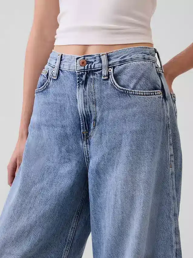 Hoge taille, ultrazachte Horseshoe-Jeans