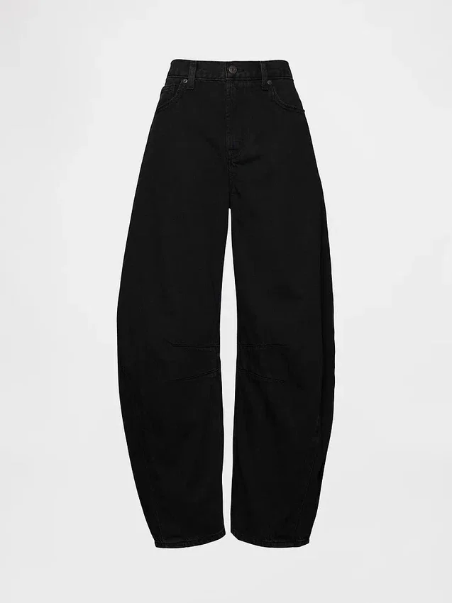 Hoge taille, ultrazachte Horseshoe-Jeans