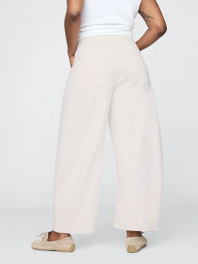 Hoge taille, ultrazachte Horseshoe-Jeans
