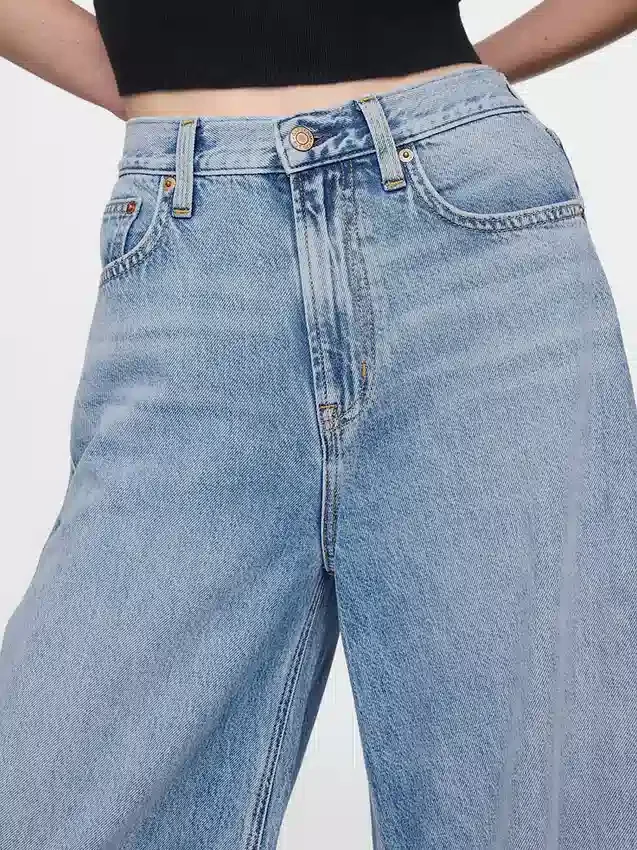 Hoge taille, ultrazachte Horseshoe-Jeans