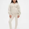 Hoodie met grafisch logo en sherpa-voering voor kinderen