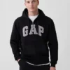 Hoodie met rits en Vintagesoft Arch Logo voor volwassenen
