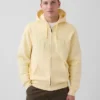 Hoodie met rits en Vintagesoft Arch Logo voor volwassenen